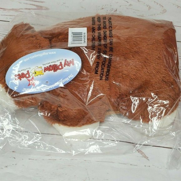 Authentic Pillow Pets Premium Light Brown Small - Picture 11 of 11